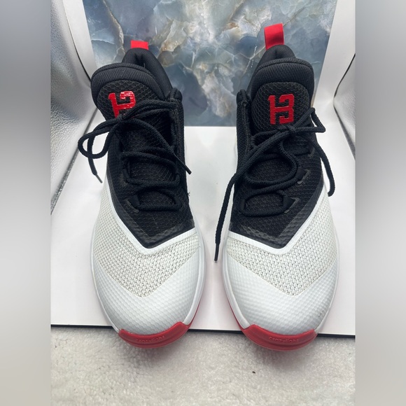 Adidas Boost Basketball Lightweight Sneakers Men Black White Red Athletic Shoes